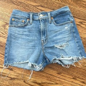 Levi’s high rise shorts